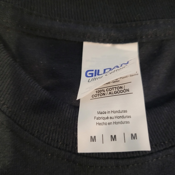 Oh Chemist Tree size M long sleeved t-shirt in black with white screenprint - Picture 3 of 6